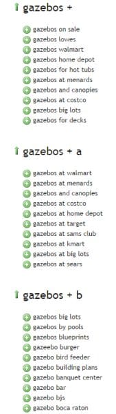 ubersuggest keywords