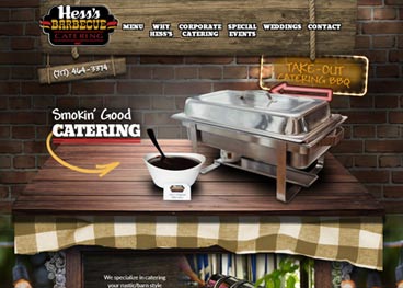 Hess's BBQ Catering Website