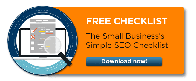 Small Business's Simple SEO checklist CTA
