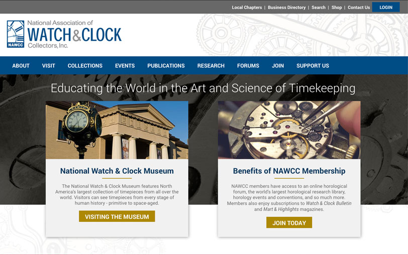 museum web design