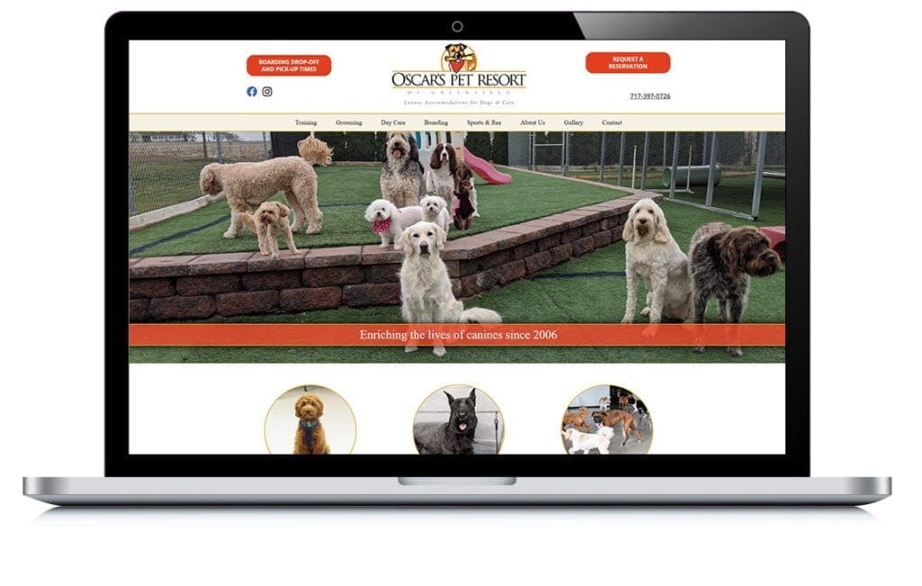 Example of Oscar’s Pet Resort