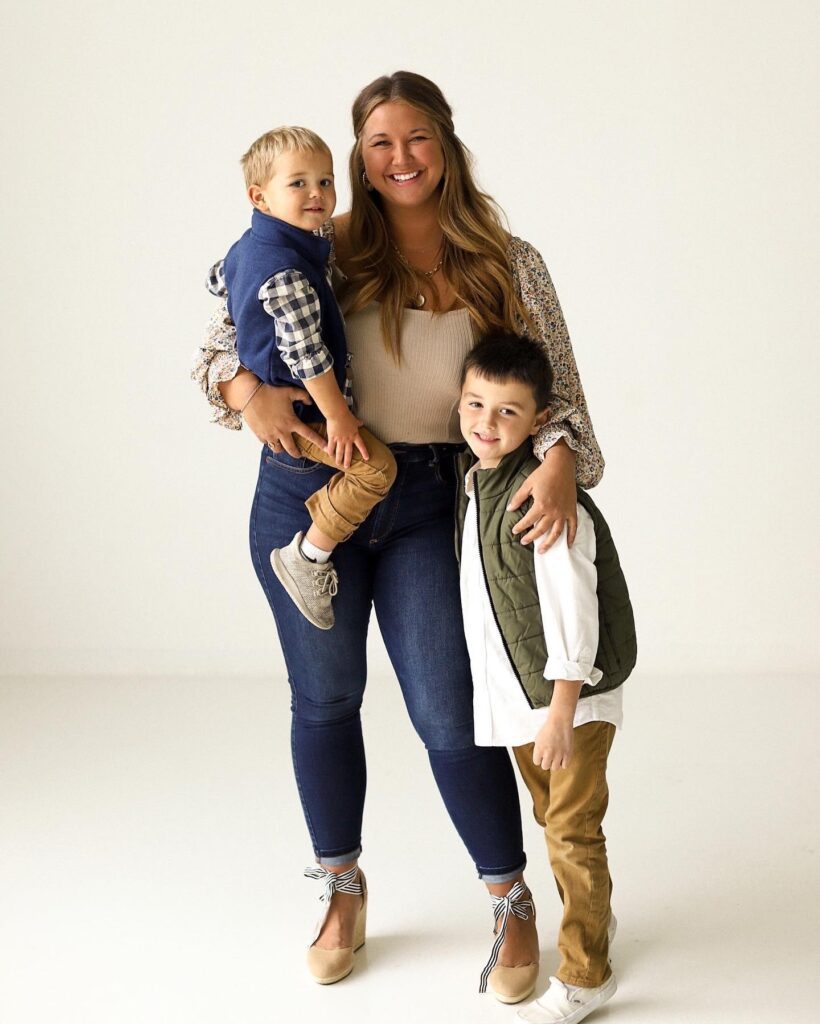 brittany with her boys