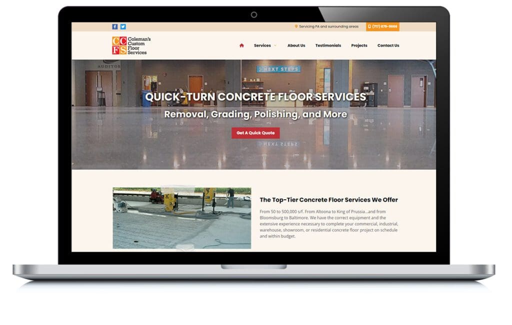 Example of Coleman’s Custom Floor Services