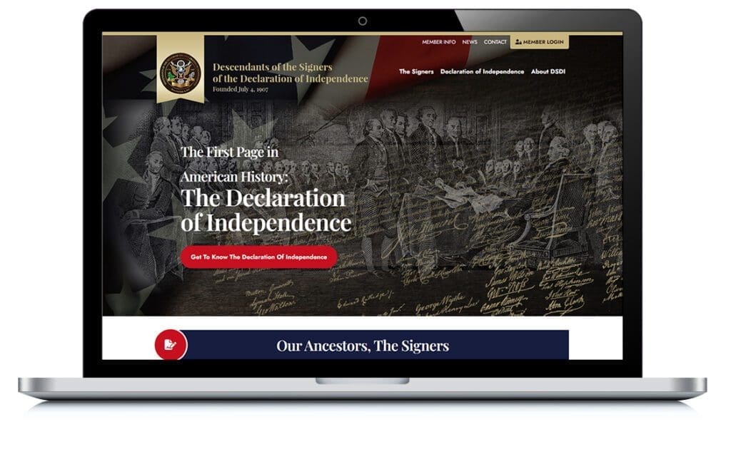 Example of Descendants of the Signers of the Declaration of Independence