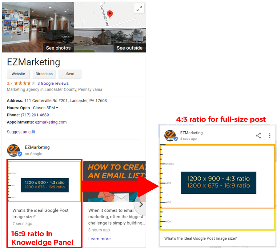 GMB ideal post image size example 1