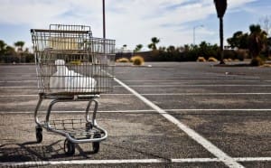 abandoned shopping cart
