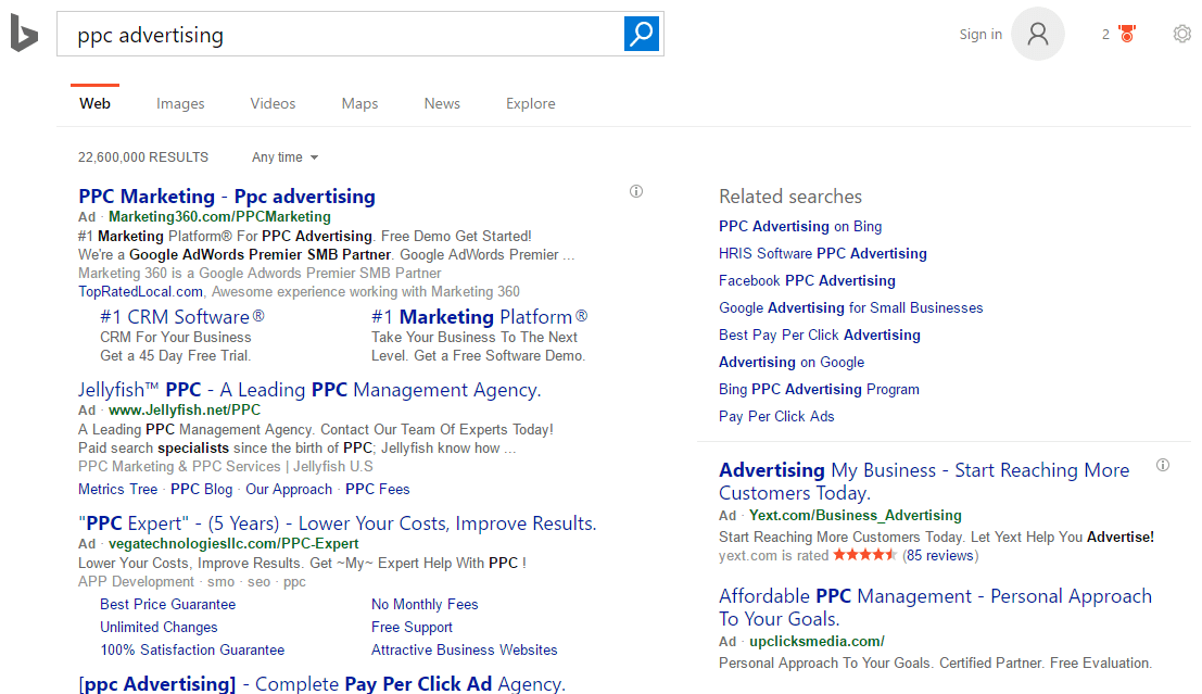 bing ppc