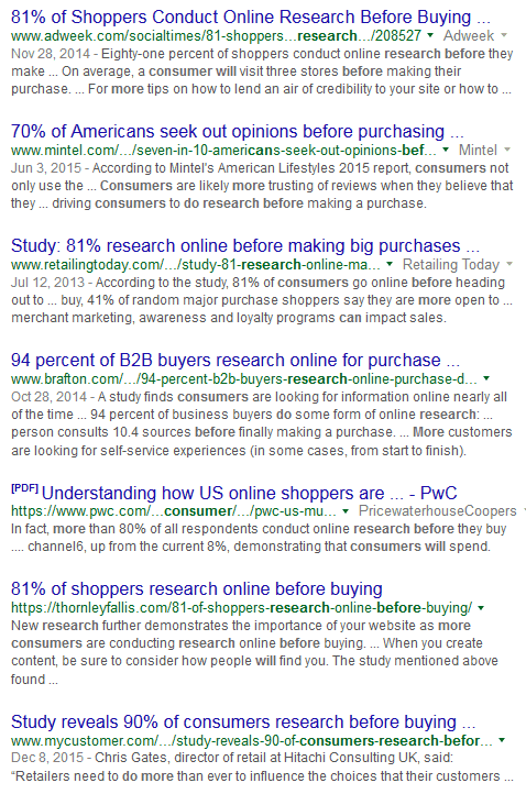 research before buy