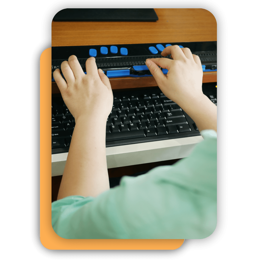 keyboardf for the visually impaired